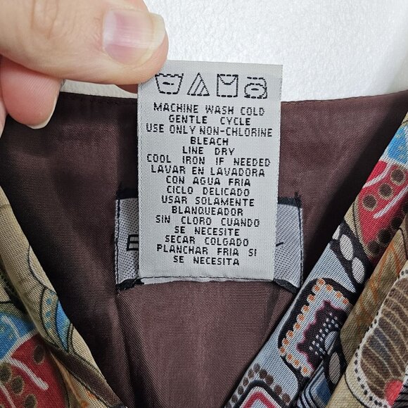 Vintage Y2K Breakin Loose Babydoll Dress Womens 9 10 Flowy Boho Festival Floral - Picture 6 of 14